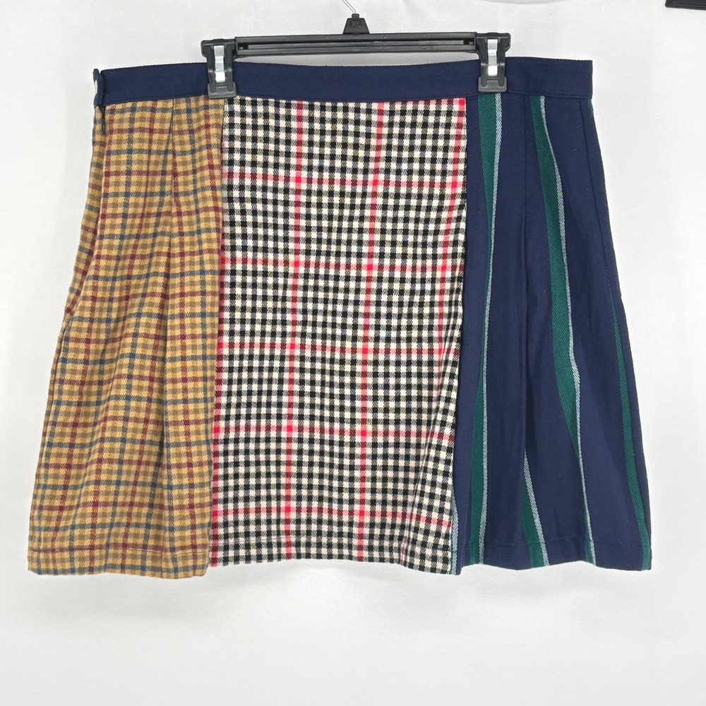 Rowing Blazers Target Patchwork Plaid Pleated Min… - image 2
